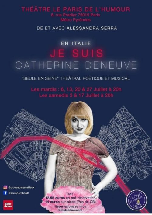 Communiqué de presse: “En Italie je suis Catherine Deneuve”